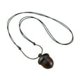 thumbnail image 1 of Collar con colgante de bellota de ébano atornillable, joyería antigua natural retro de los deseos para C, 1 of 8