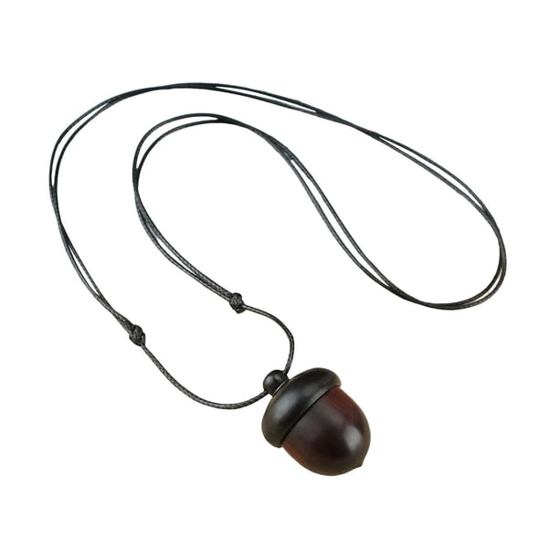 de bellota de Colgante Artesanía Accesorios Único Vintage Cono Bellota Diseño Colgante Gota para mujeres C Salvador Collar con colgante de bellota
