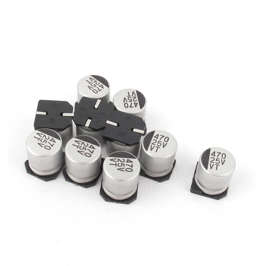 5x Philips 470uF 100V Radial Electrolytic Capacitors - RSM 037 Series, 16x31mm