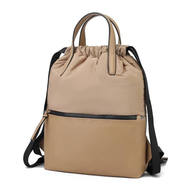Lexi Packable Backpack, Taupe - Small