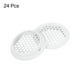 thumbnail image 3 of 24 Piezas Cubierta de Ventilaciones de Aire Circulares Planas Soffit Vent 50mm/2" Cubierta de Soffit de Acero Inoxidable Blanca, 3 of 7