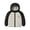 AG, variant on Baby Girl Coat Color-Block Hooded Puffer Jacket for Kids Zip-Up Coat with Logo (Pink,3-4 Years)