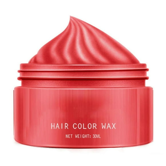 Cera para el cabello de colores, cera de larga duración, tinte de color natural, peine desechable para teñir el cabello