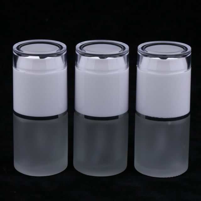 Paquete de 3 Botels de de 20 Ml con Bomba - para Espuma de Jabón de Manos Recargable, Champú, Almacenamiento de - 02 Gorra bnca Yinane Botella vacía con bomba