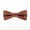 Brown, variant on Men Faux Leather Pre-tied Bow Tie Wedding Party Groom Suit Tuxedo Shirt Bowtie