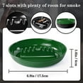 4 PCS Plastic Ashtrays for Cigarettes Cigar, Ash Tray Round Plastic