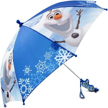 Little Boys Frozen Olaf Umbrella with Character Handle, Age 2-7