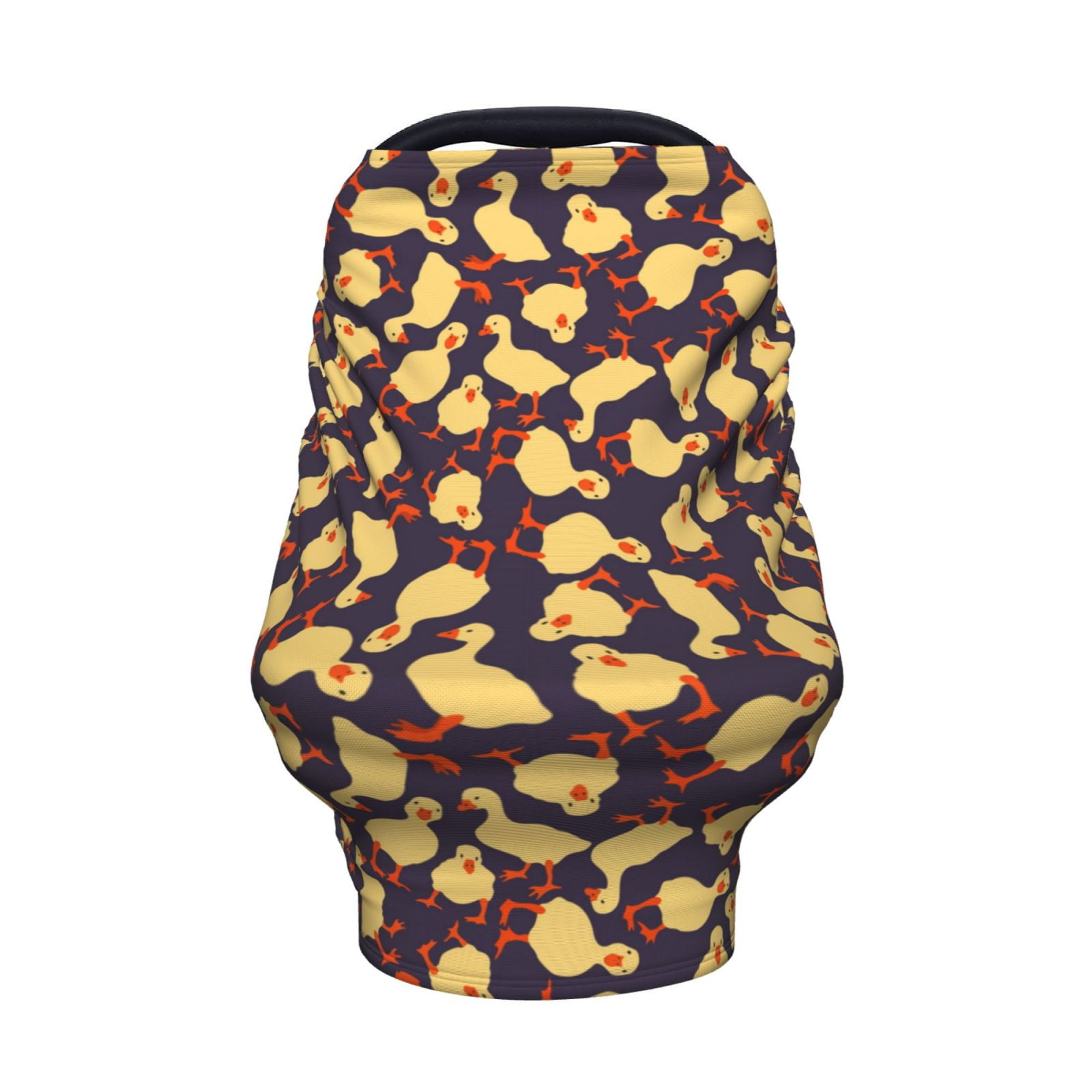 Fotbe Cute Small Farm Birds Pattern Car Seat Covers for Babies, Nursing Breastfeeding Cover Infant Carseat Canopy, Soft Stretchy Carrier Cover