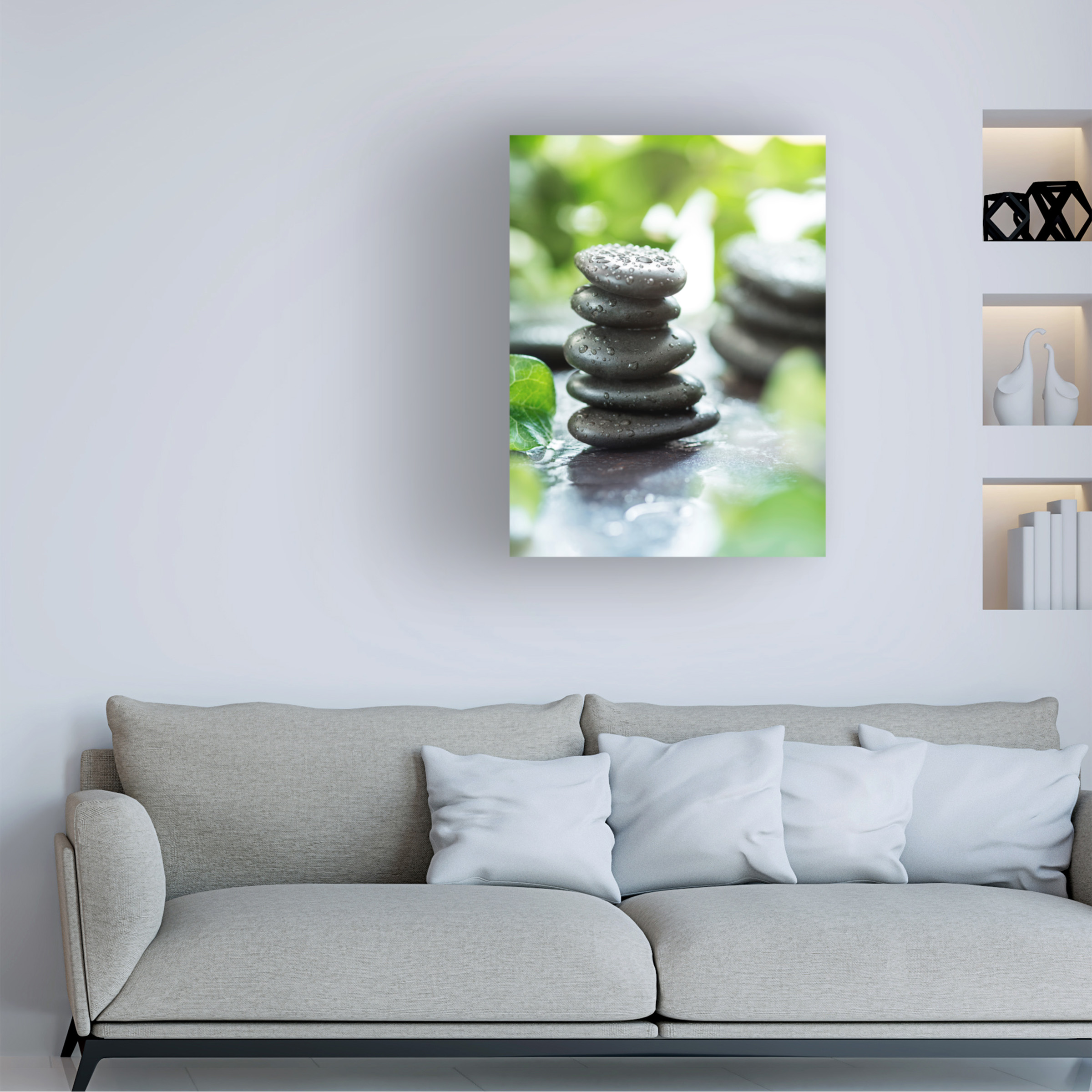Johanna 'Zen Pebbles' Canvas Art