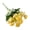Yellow, variant on Blue Artificial Blue Carnation Flower Bouquet Fabric Head Plastic Stem For Wedding Home Living Room Decor