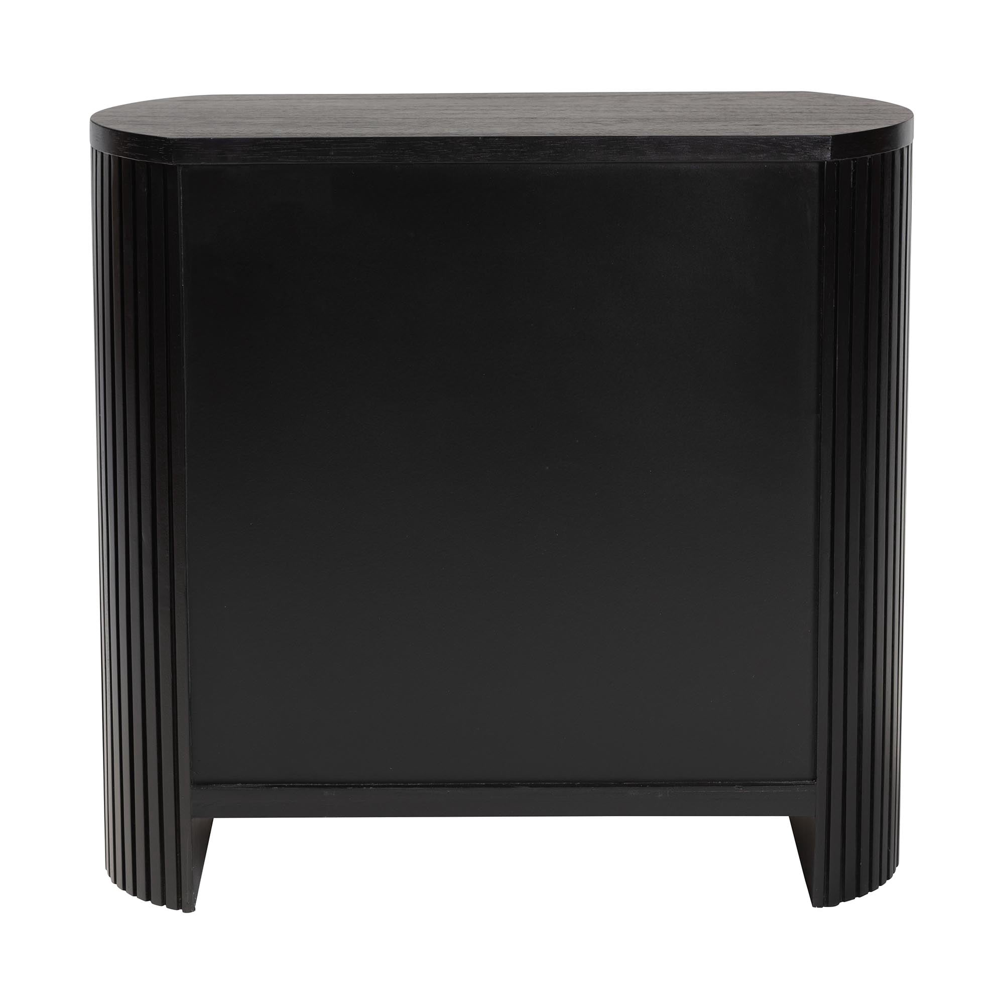 bali & pari Keshet Modern Storage Cabinet, 2-Door, Black