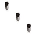 thumbnail image 2 of Vogacara Extensión de cola de caballo fácil de usar, estilo sin esfuerzo para damas, peluca de moño de pelo rizado hecha de materiales 4 Type1 NO1, 2 of 6