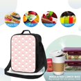thumbnail image 4 of Gaeub Cute Rabbit print Lunch Box Large capacity Lunch Bag Leakproof Cooler Tote Bag Organizer with Adjustable Shoulder Strap, 4 of 7