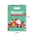 thumbnail image 1 of Bolsa de galletas de caramelo de Navidad, bolsa de regalo de alce de Papá Noel, decoración de fiesta de Navidad para el hogar, bolsa de embalaje de Año Nuevo, 10/20/30 piezas, 1 of 4