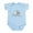 Sky Blue, variant on CafePress - Stork Baby Dominican Rep. USA Infant Bodysuit - Baby Light Bodysuit, Size Newborn - 24 Months