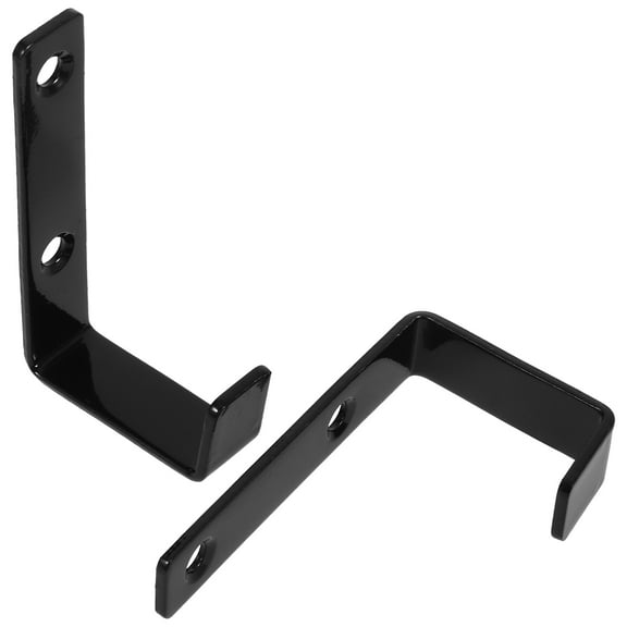 2 Pcs Hook up Heavy Duty Hooks Heavy Duty Garage Hooks Wall Hanging Hook Storage Hangers Clothing Hangers Black