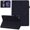 Black, variant on 2021 Galaxy Tab A8 10.5-Inch Case (SM-X200 /SM-X205) - Protective Leather/Silicone Composite Cover with [Adjustable Stand /Card Holder], Lightweight Flip Classic Flower Samsung Case (Brown)