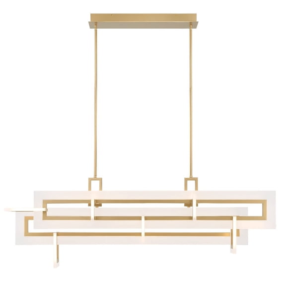 Eurofase Lighting - Inizio - 150W 1 LED Linear Chandelier-18 Inch Tall and 17.5