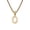 Gold Number 0, variant on Necklaces for Women and Men Number Chain Stainless Steel Dainty Pendant Statement Personalized Cubic Zirconia Jewelry Silver Number 9