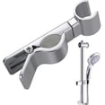 thumbnail image 1 of 18-25mm Universal Shower Head Holder Replacement Shower Holder Bracket Abs Chrome No Drilling Adjustable, 1 of 5