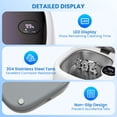 thumbnail image 7 of Ultrasonic Retainer Cleaner Machine, 48kHz High-Frequency , UV Cleaner , 2-in-1 Professional Portable Cleaner for Mouth Guards, Aligners, Jewelry, Home & Travel Use, 7 of 7