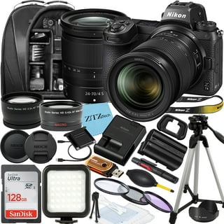  Nikon Z7 II Mirrorless Camera + 128GB Memory + Case + Tripod +  More (24pc Bundle) : Electronics