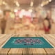 thumbnail image 5 of Tapete de mesa de juego impermeable de doble cara con superficie de fieltro, plegable, para póker y reuniones en casa, fiestas temáticas y juegos nocturnos de póker., 5 of 5