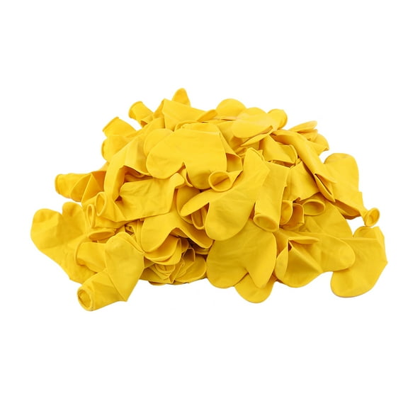 100pcs 12" Heart Shaped Latex Balloons Wedding Birthday Party Decoration Yellow