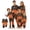 Family Pajamas(A), variant on Halloween Family Matching Pajamas Sets, Seasonal Matching Sleepwear, Spooky Bat Season Casual Home Pajamas Loungewear, Holiday Matching Pjs for Halloween Party Daily Relaxation Nightwear
