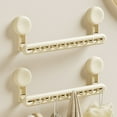 thumbnail image 3 of AFQH Suction Cup Towel Storage Rack:No Drill,Space-Saving Bathroom Storage Solution!, 3 of 8