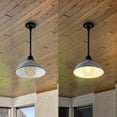 thumbnail image 6 of JONATHAN Y Jasper 12.25" 1-Light Farmhouse Industrial Indoor/Outdoor Iron LED Pendant, Gray, 6 of 6