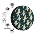 thumbnail image 4 of Fotbe Flying Swans Funda de Llanta de Repuesto con Estampado, Engrosada, Ajuste Universal para Jeep, Remolque, RV, SUV, Camión-14 inch, 4 of 6