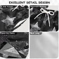 thumbnail image 4 of Black Background Silver Graffiti Stars Swim Trunks Board Shorts Beach Pants Bathing Bottoms 5T, 4 of 8