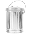 thumbnail image 1 of Shisuyan Mini Desktop Trash Can With Lid Metal Rubbish Bin Tabletop Cigarette Ash Garbage Can, 1 of 9