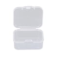 thumbnail image 3 of YATLTE Mini Clear Plastic Organizer Storage Box, Small Clear Plastic Storage Containers Boxes, Transparent Boxes with Hinged Lid for Small Items, Jewelry, Crafts, 3 of 7