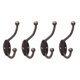 thumbnail image 1 of 4 Pcs Wall Hanging Hooks Metal Hooks Wall Mount Single Hooks Metal Clothes Hooks, 1 of 2