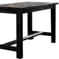 thumbnail image 3 of Benjara Rectangular Counter Height Table with Block Legs- Antique Black, 3 of 5