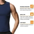 thumbnail image 5 of QRIC Sauna Slimming Vest Body Shaper for Men Waist Trainer Hot Sweat Suit Workout Shapewear Neoprene Compression Shapers Tank Top Thermal Shirt, 5 of 6
