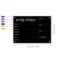 thumbnail image 1 of Black Acrylic Magnetic Fridge Board Plan Daily Weekly Monthly Schedule Board, 1 of 9
