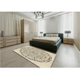 thumbnail image 5 of Ahgly Company Machine Washable Indoor Rectangle Transitional Moccasin Beige Area Rugs, 7' x 9', 5 of 7