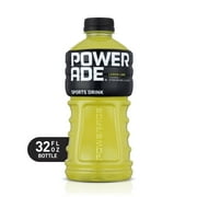 POWERADE Lemon Lime, ION4 Electrolyte Enhanced Fruit Flavored Sports Drink w/ Vitamins B3, B6, and B12, Replenish Sodium, Calcium, Potassium, Magnesium, 32 fl oz
