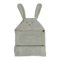 thumbnail image 1 of Toallita de microfibra ultra suave BABY INC Bunny gris unitalla 0 a 4 años 90 x 75 cm, 1 of 3