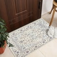 thumbnail image 3 of GLN Rugs Cyrene - Indoor, Machine Washable Area Rug 2'x3' Moroccon Cream/Gray Home Carpet, 3 of 8