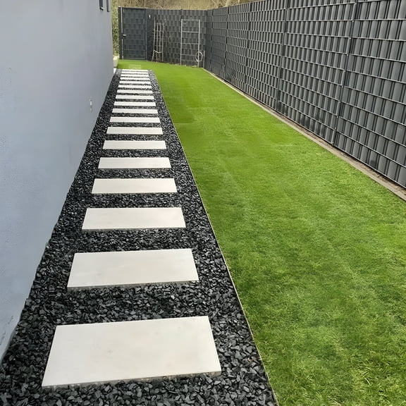 DERONA Artificial Grass Outdoor Rug 2FT x 6FT Patio Rug Grass Synthetic Fake Grass Rugs Turf Mat for Balcony Garden Deck Dog Lawn