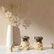 thumbnail image 3 of Pug Statue Home Decor,Yoga Sitting Pug Puppy Figurine, 3 of 5