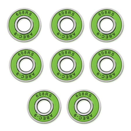 

8pcs ABEC-9 Skateboard Bearing 8x22x7mm for Longboard/Inline/Hockey/Roller Red