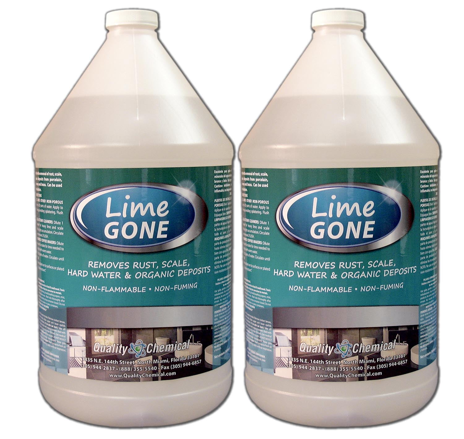 LimeGone Removes lime, scale, rust & hard water deposits 2 gallon