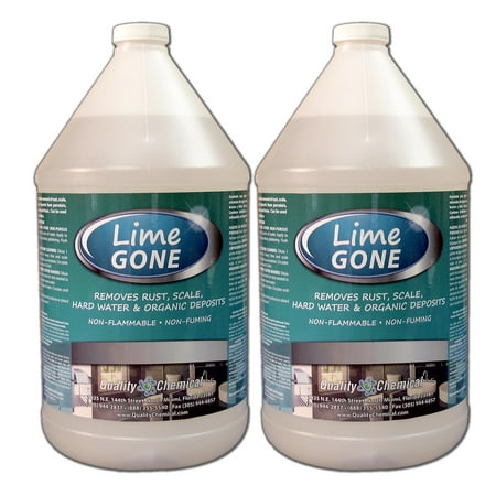 Lime-Gone - Removes lime, scale, rust & hard water deposits - 2 gallon