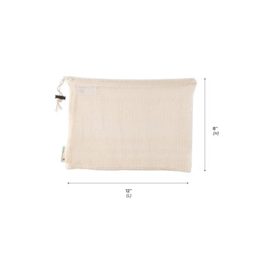 Buy Addis REUsable Shopping Storage Net Drawstring Bags For Loose Vegetables Veg Produce And Fruit Set Of 3 With Colour Coded Labels 30 X 35 Cm White 179900025279