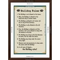 thumbnail image 5 of Art.com Bulldog House Rules Art Print, Brown Frame Wall Art, 32" x 44", 5 of 5